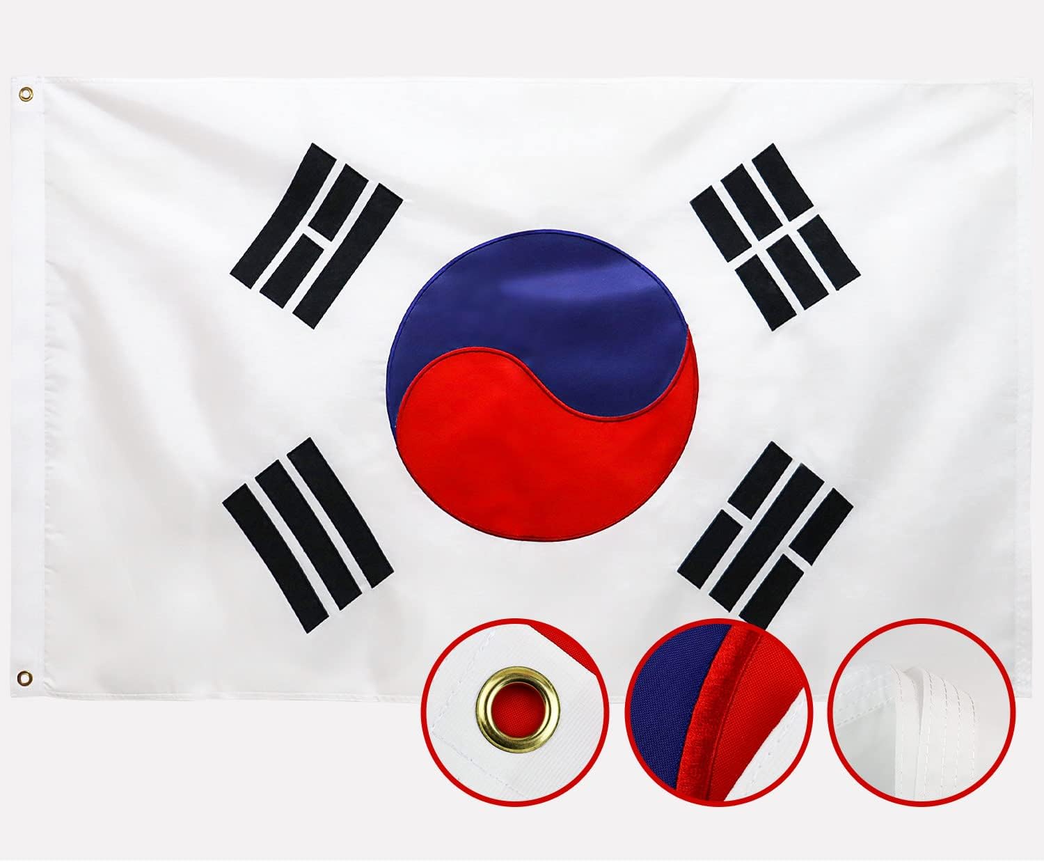平坝韩国国旗 3x5ft